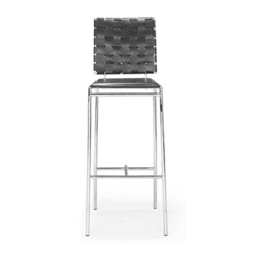 Black Criss Cross Bar Chair