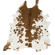 Brown and White Special Cowhide