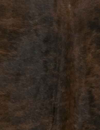 Dark Brindle Cowhide Detail