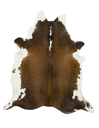 Black Brown and White Cowhide