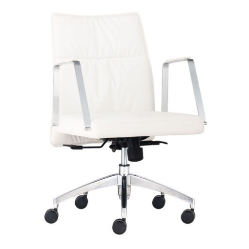 Dean Low Back Office Chair White