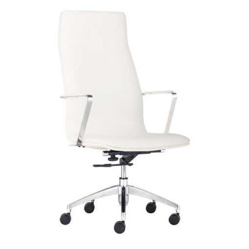 Herald High Back Office Chair White