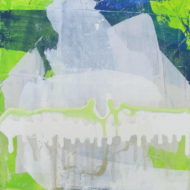 Austin Allen James Color Saturation: Moss and Ice Abstract Painting