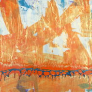 Austin Allen James Color Saturation: Orange Grove Abstract Painting