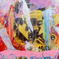 Austin Allen James Icon Art: Jimi Abstract Painting
