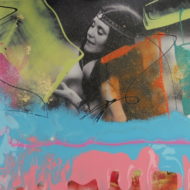 Austin Allen James Icon Art: Woodstock Abstract Painting
