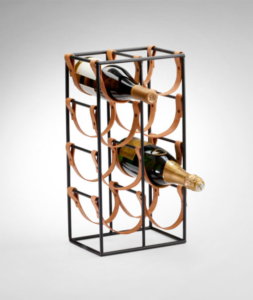 Esquire Leather Wine Holder Large
