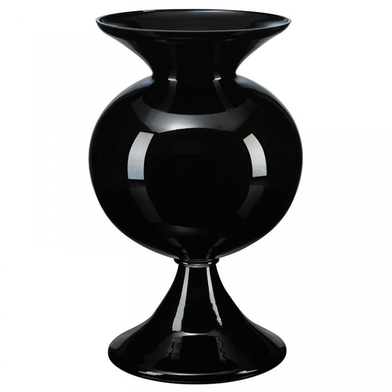 Black Fish Bowl Vase | MOSS MANOR: A Design House