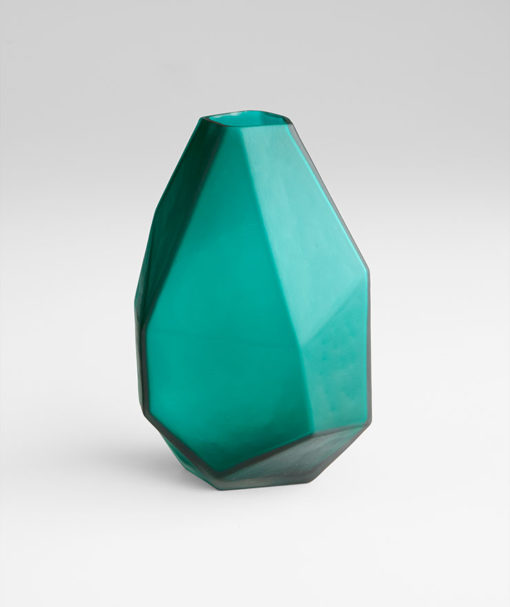 Medium Green Gemstone Vase
