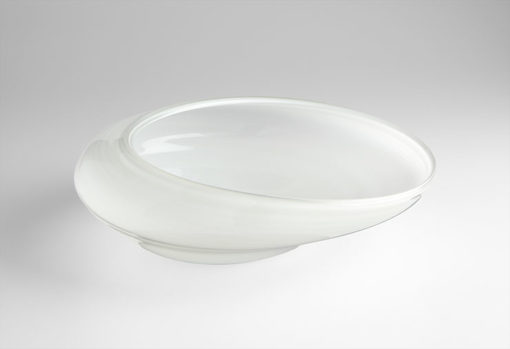 Small White Oyster Bowl