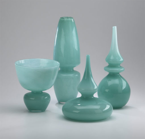 Turquoise Stupa Vase and Gabriella Vase Collection