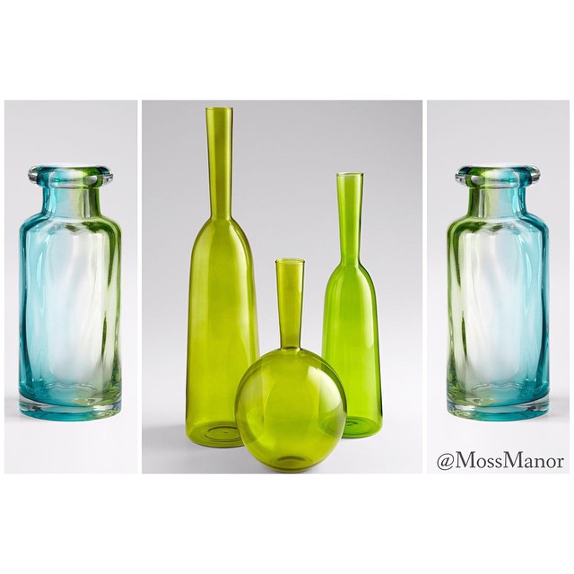 Summer Lime and Rigby Vases