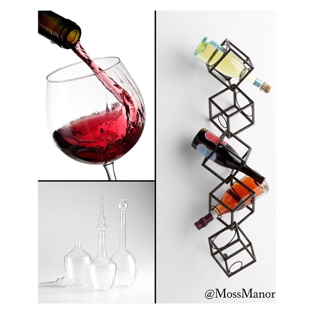 Dali Modern Wine Rack and Wine Decanters