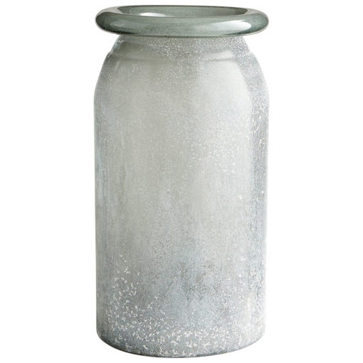 Large Frosted Vase