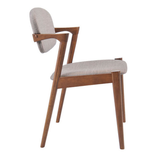 Dove Gray Brickelle Dining Chair