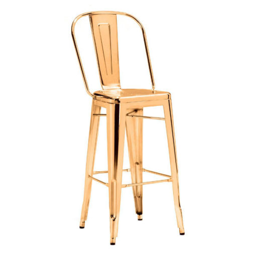 Gold Elio Bar Chair