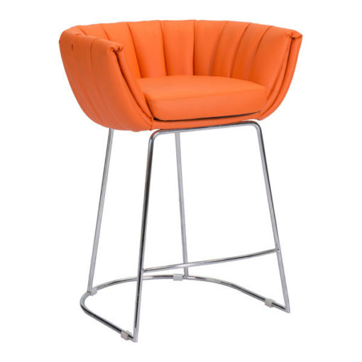 Orange Latte Counter Chair