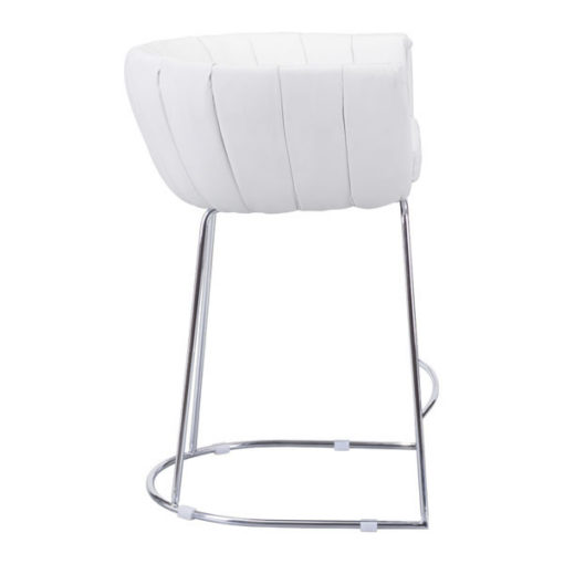 White Latte Counter Chair
