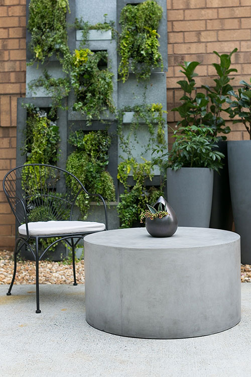 Holloway Round Concrete Coffee Table
