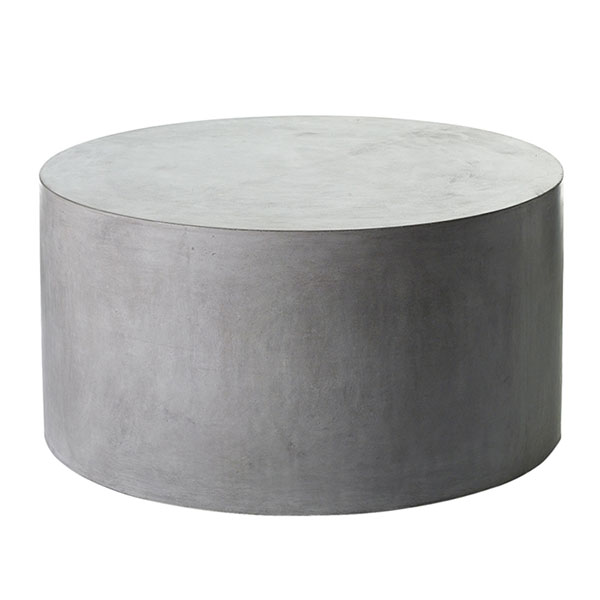 Holloway Round Concrete Coffee Table - Moss Manor