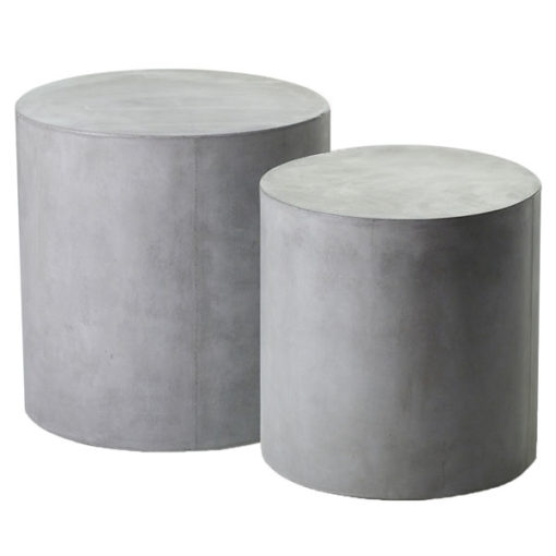 Holloway Round Concrete Side Tables