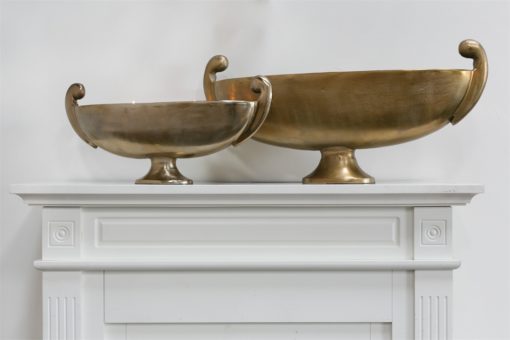 Bentley Gold Brass Display Urn Bowl Centerpiece Mantle Display