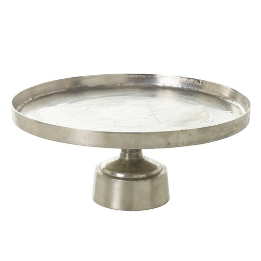 Fuse Oversized Metal Tray Silver Large