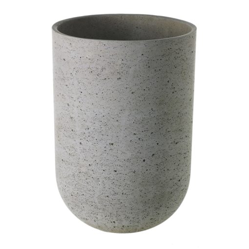 Port Fiberglass Round Concrete Planter Medium