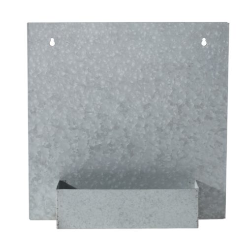 Zinc Wall Planter Silver