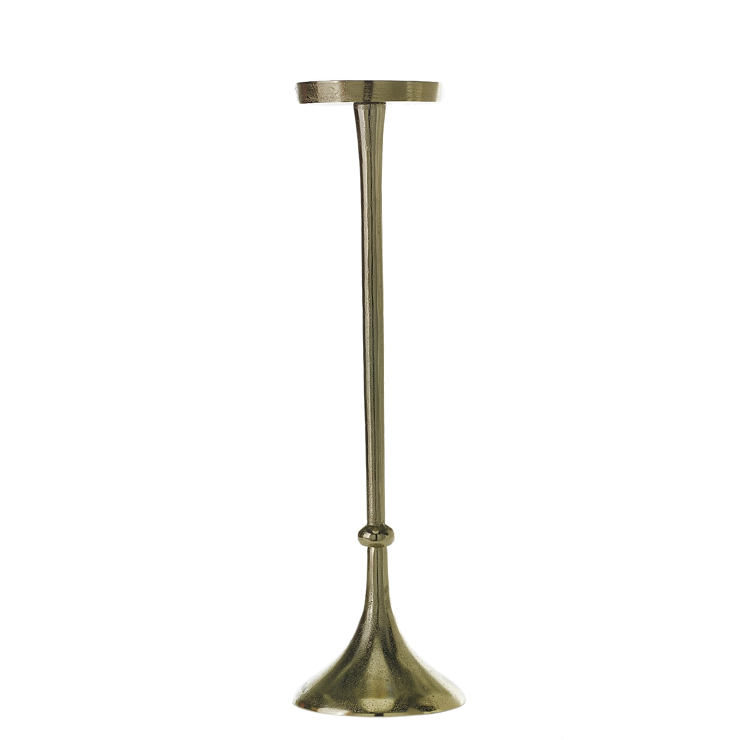 Tall Antique Brass Candlestick - Three Sizes