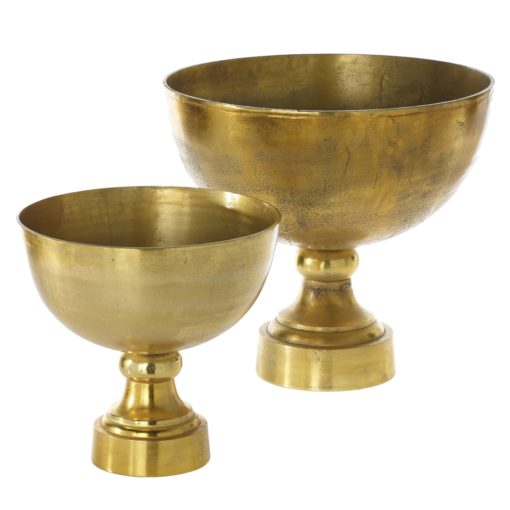 Heavy Gold Brass Oversized Extra Large Display Bowl Urn Champagne Wine Bucket Ice Bowl