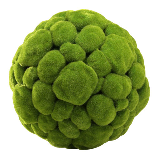 Marbleous Textured Green Moss Filler Sphere Spheres