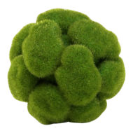 Marbleous Textured Green Moss Filler Sphere Spheres