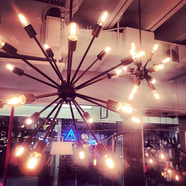 Large Sapphire Light Fixture - Image 4