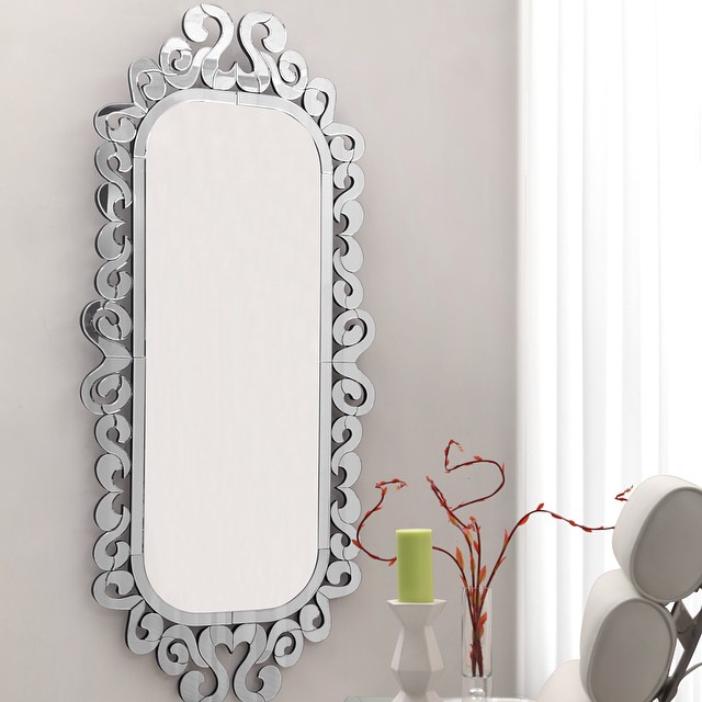 Sheer Elegance: Modern Mirror