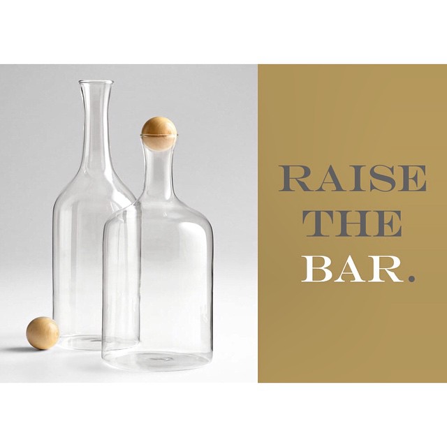 Raise the Bar: New Decanters and Barware