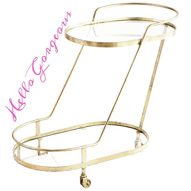 The Patin Bar Cart: How to Use in Every Room
