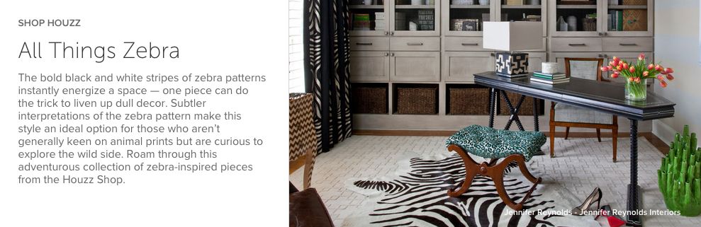 Featured on Houzz: All Things Zebra