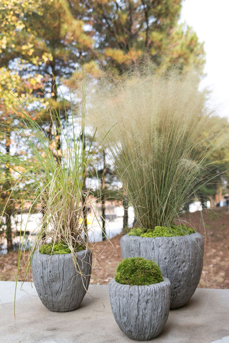 Adler Round Concrete Planter - Image 2