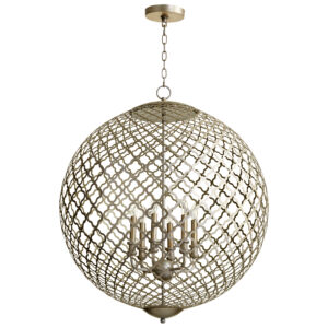 Aegean Sphere Chandelier Silver Collection