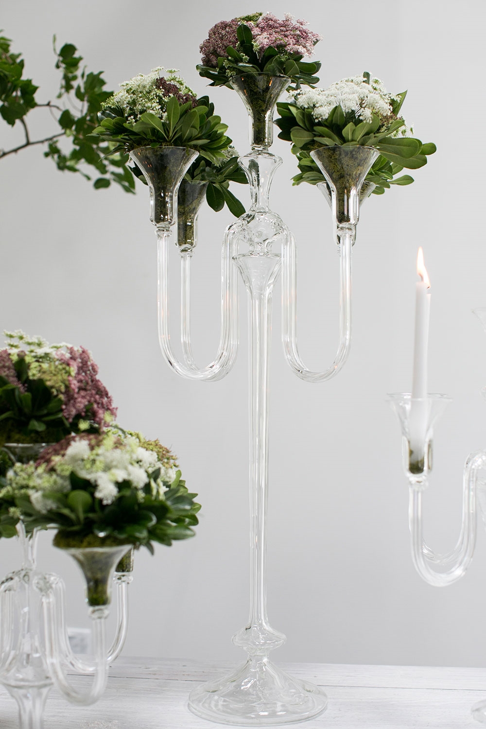 Alexandra Glass Candelabra - Discontinued - Image 9