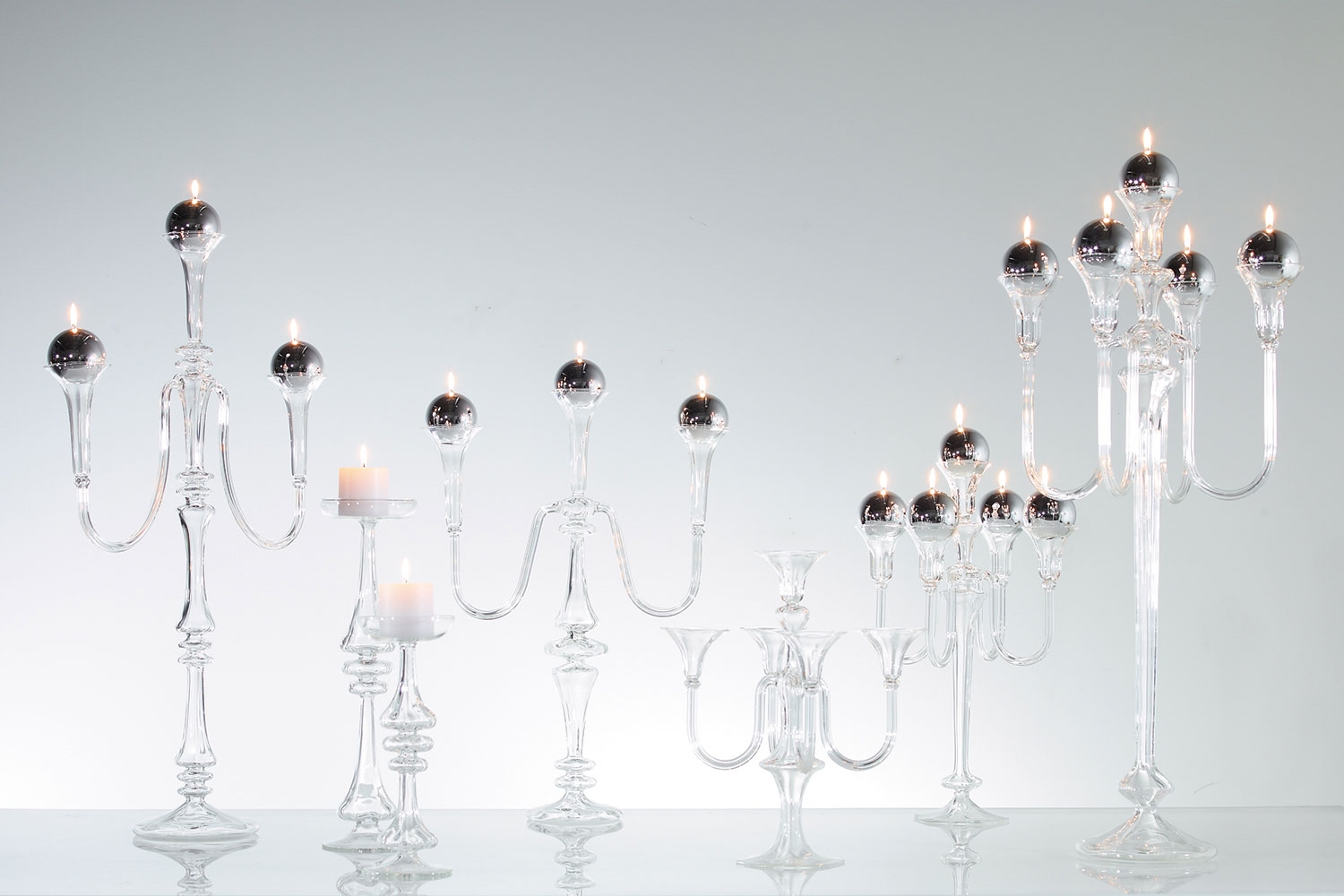Alexandra Glass Candelabra - Discontinued - Image 10