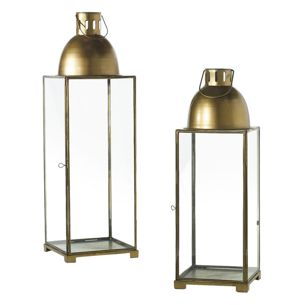 Ali Oversized Candle Lantern, Set of Two