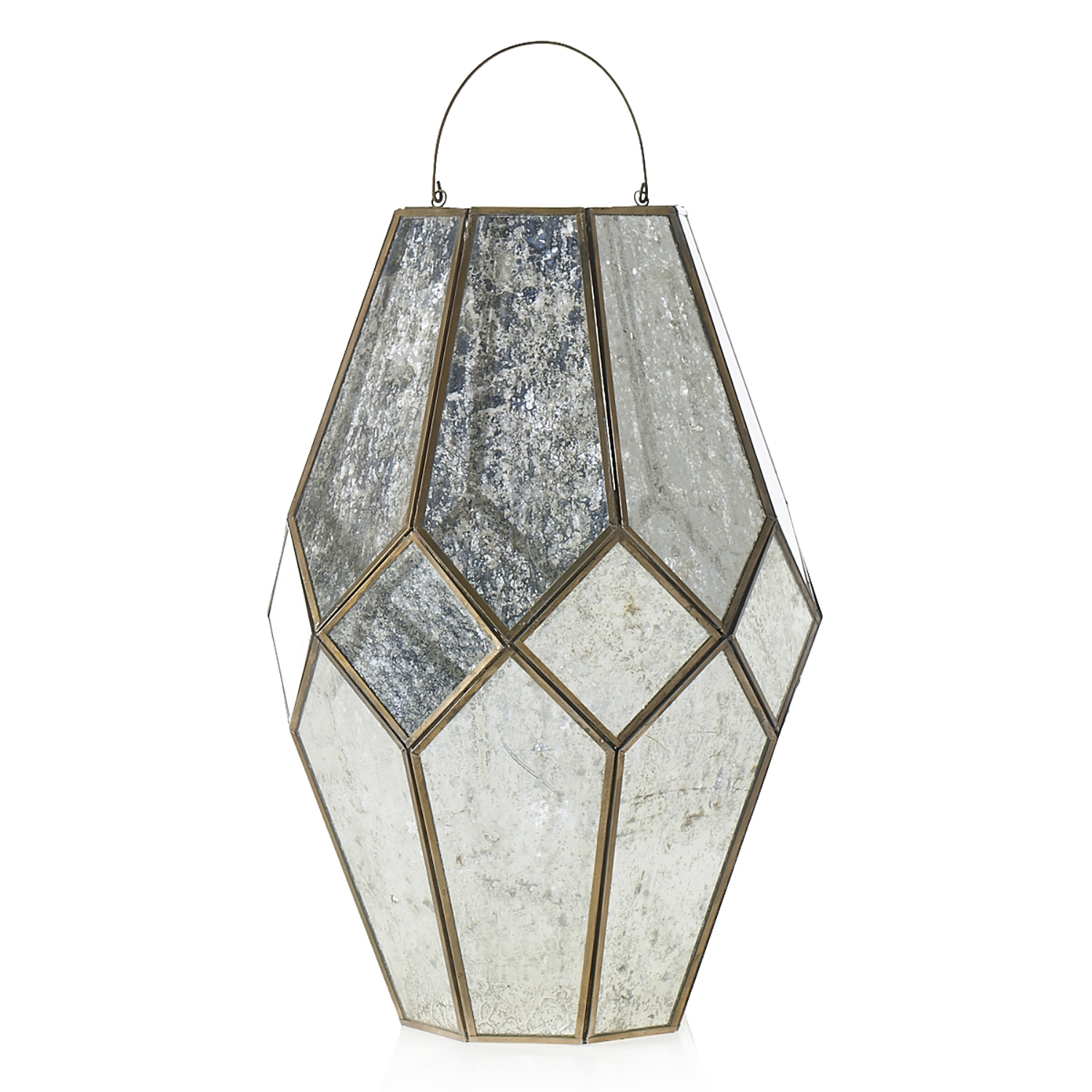 Audrey Mercury Glass Candle Lantern Collection - Image 8