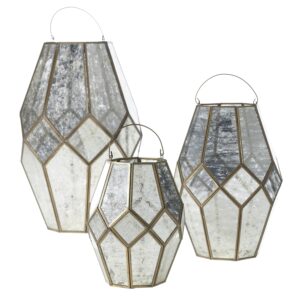 Audrey Mercury Glass Candle Lantern Collection