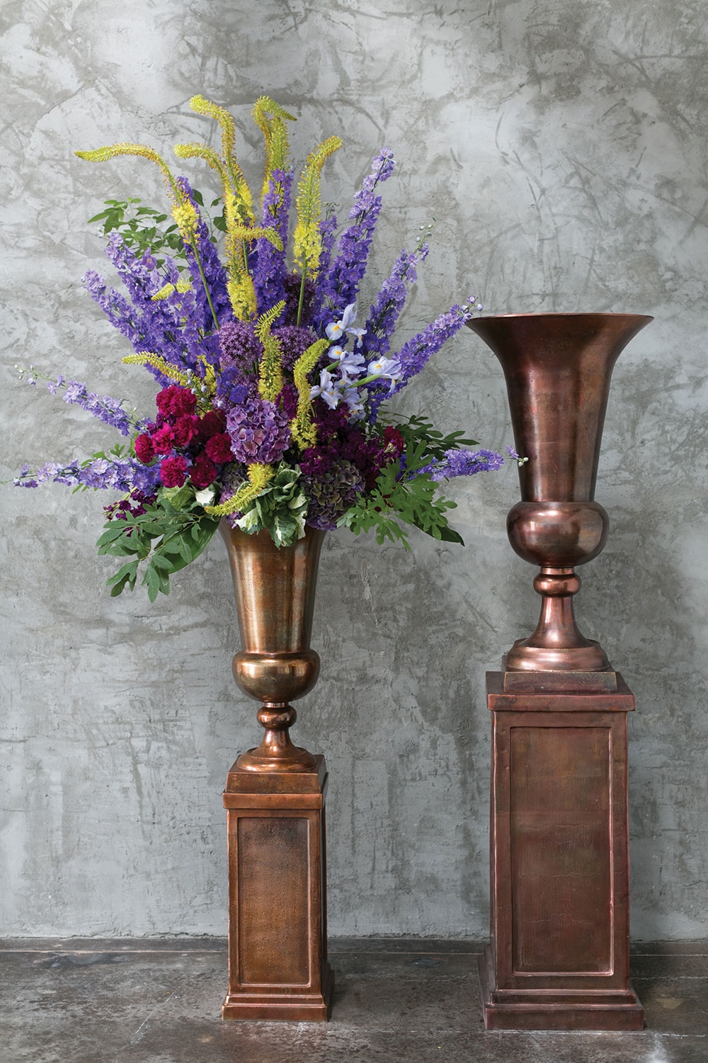 Austere Oversized Metal Urn - Image 7