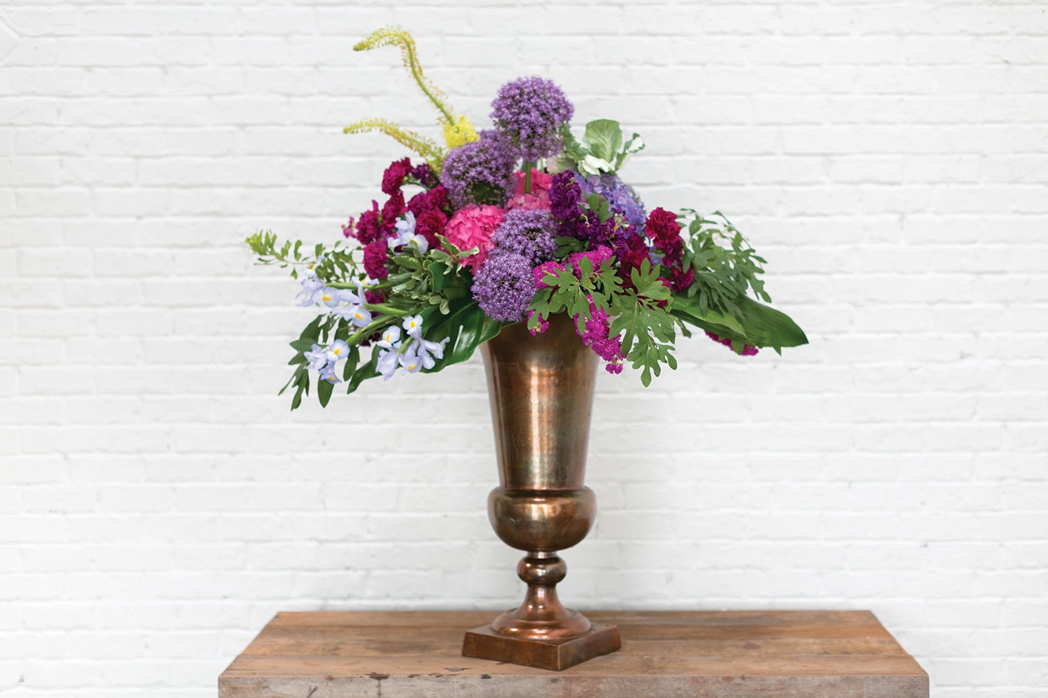 Austere Oversized Metal Urn - Image 4