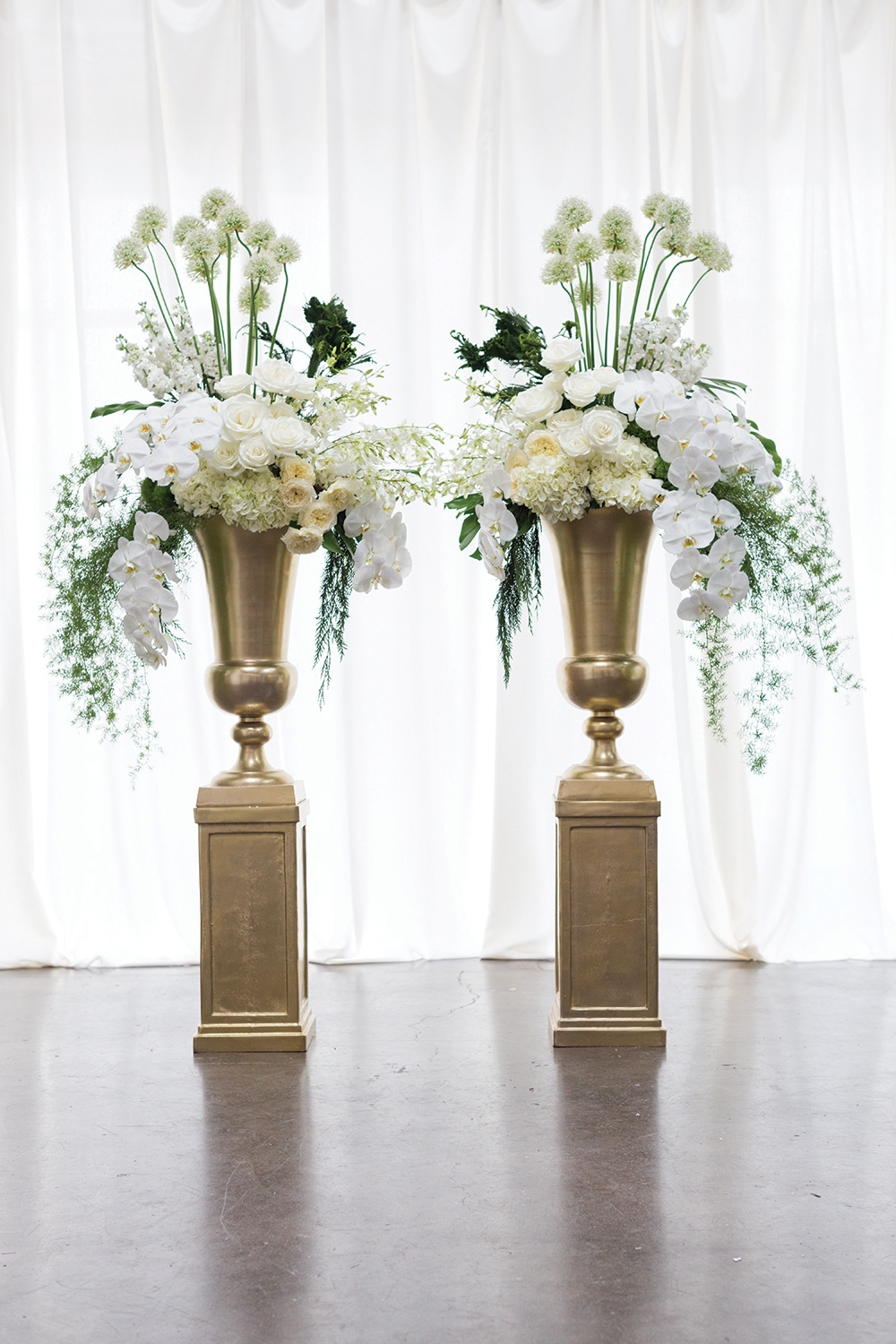 Austere Oversized Metal Urn - Image 9