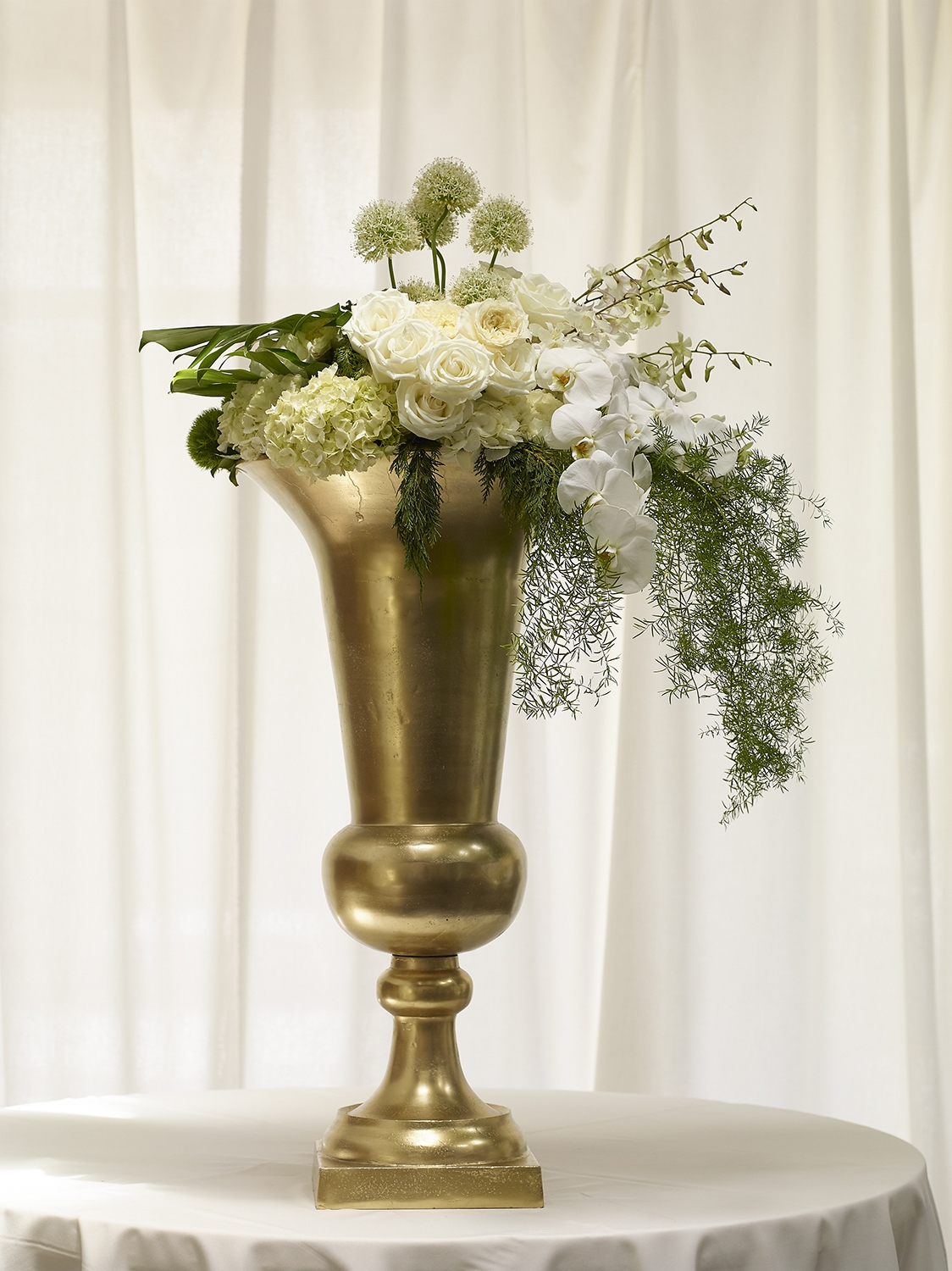 Austere Oversized Metal Urn - Image 8