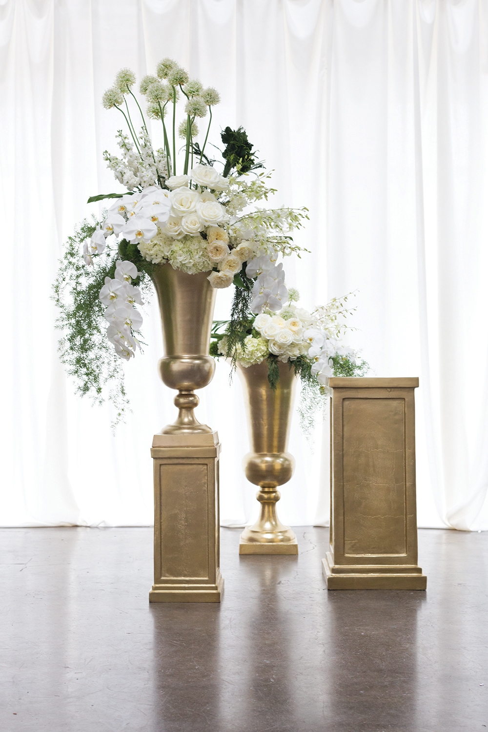 Austere Oversized Metal Urn - Image 2